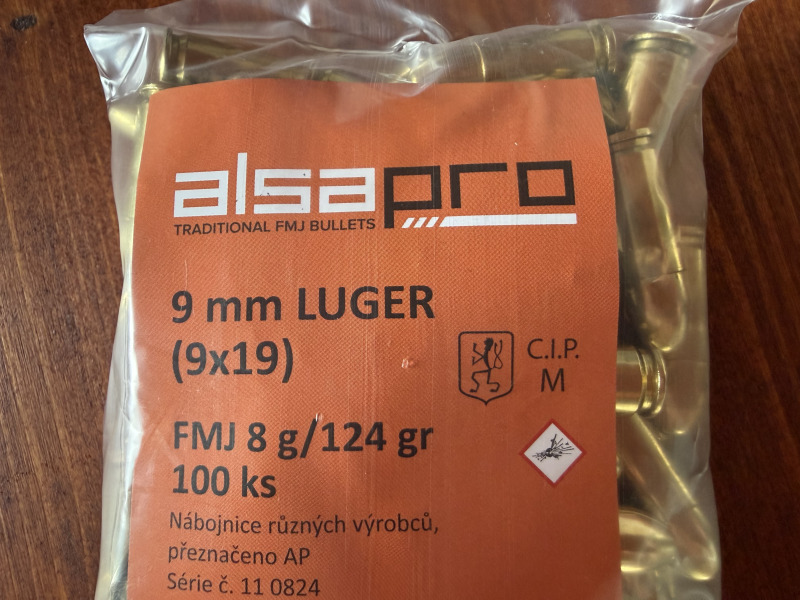 9mm Luger-přebíjené